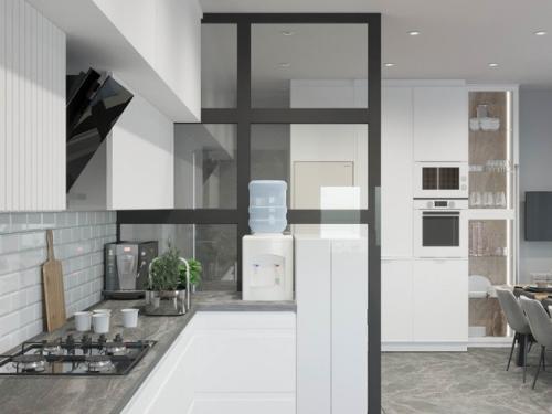 Дизайн проект кухни - гостиной. 08