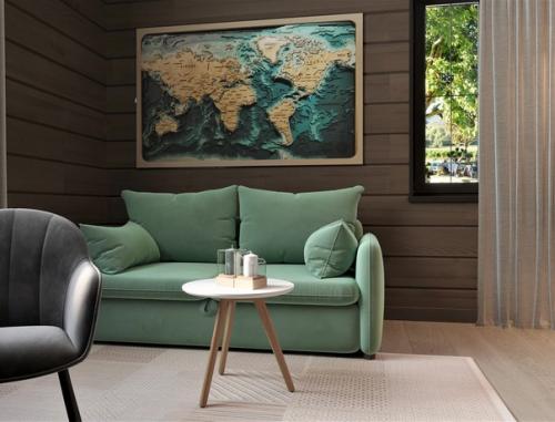 Домашний кабинет в загородном доме. 01