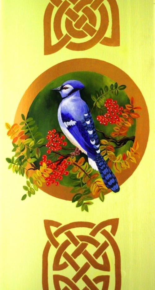 Скучный оконный откос маслом и акрилом расписал. 01