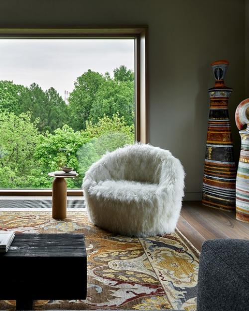 Современное пространство с акцентом на домашние растения. 09