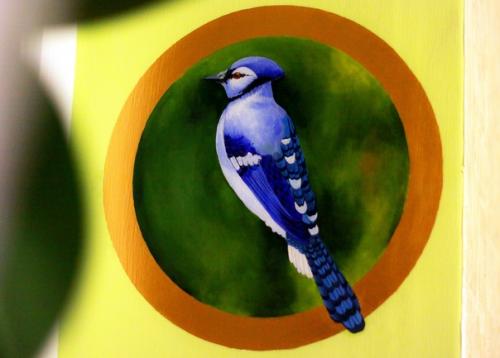 Скучный оконный откос маслом и акрилом расписал. 05