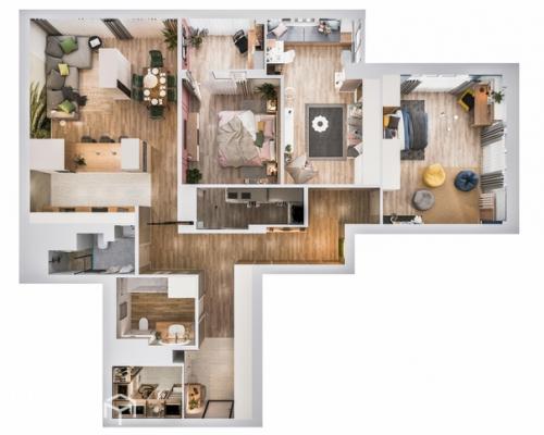 Дизайн квартиры 150 кв. 08 Дизайн квартиры 150 кв. 08