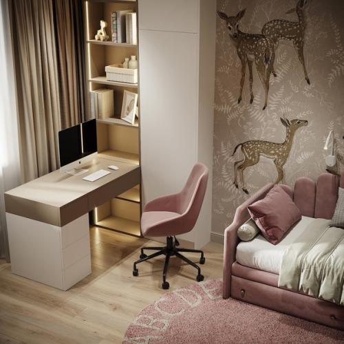 Проект детской комнаты, площадью - 13, 2 м 2.