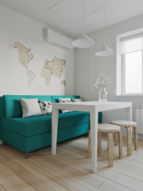 Проект квартиры в скандинавском стиле. 01