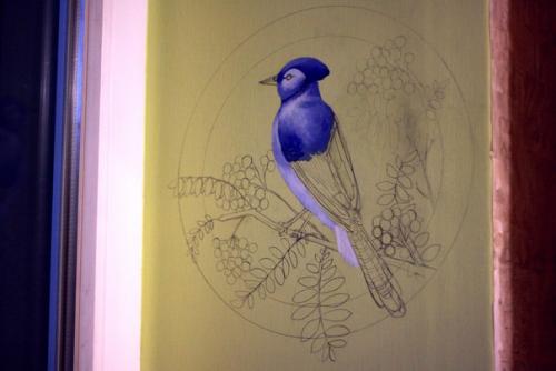 Скучный оконный откос маслом и акрилом расписал. 03