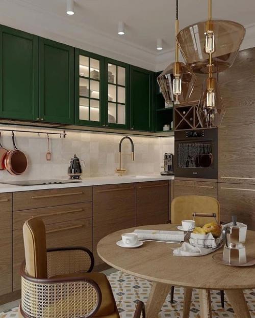 Кухня мечты.  Красиво, стильно и уютно. 01