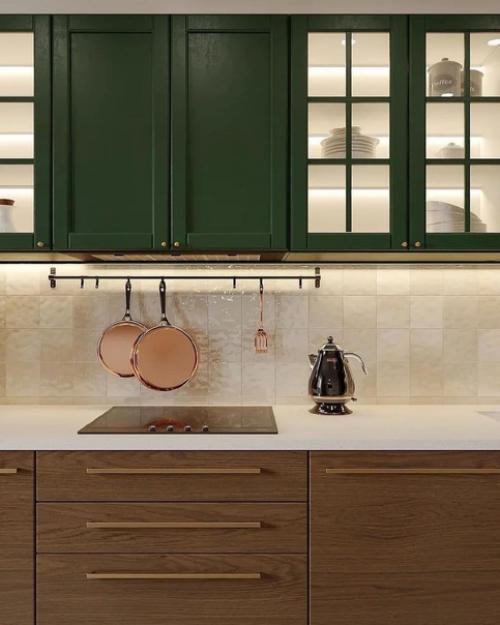 Кухня мечты.  Красиво, стильно и уютно. 02