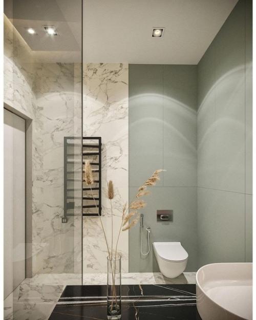 Светлый и лаконичный санузел! 03