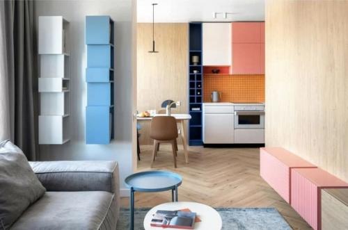 Как вам такой яркий интерьер? 01