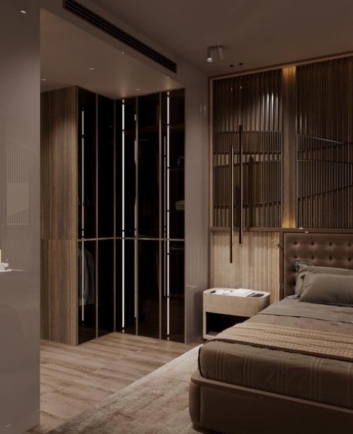 Спальня с рабочим местом для молодого человека. 05