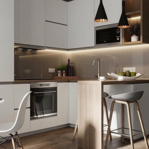 Небольшая студия в едином стиле!