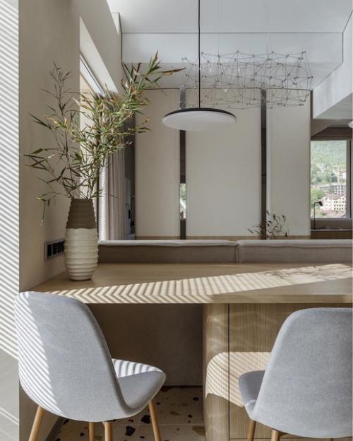 Стильный светлый интерьер квартиры. 04