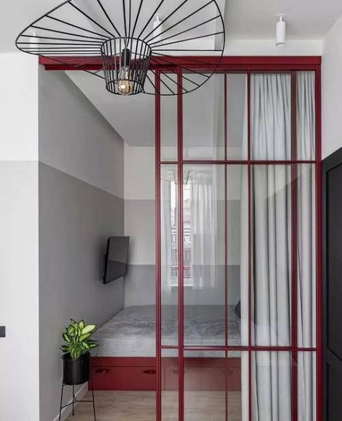 Яркий цвет кухни неожиданно приятен. 03