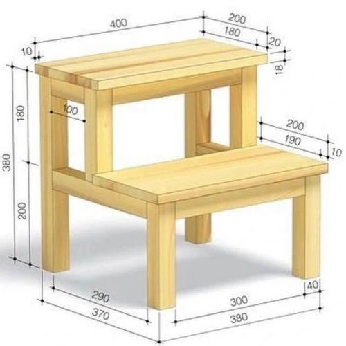 Для рукодельников. Маленькая стремянка своими руками. 01