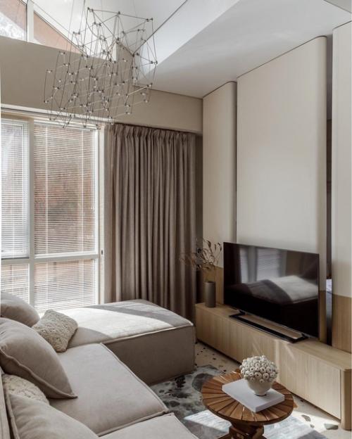 Стильный светлый интерьер квартиры. 05