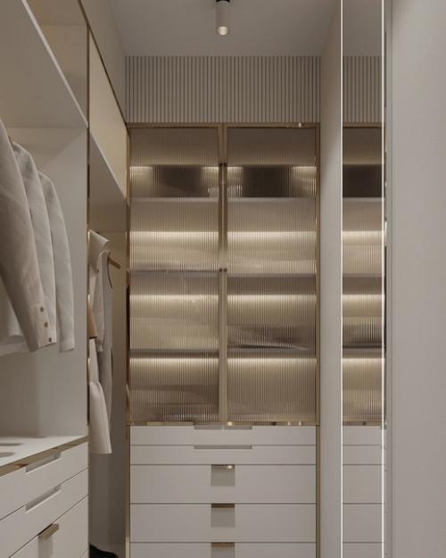 Шикарная спальня. Чистый интерьер, без обилия пестрого текстиля и обоев. 08