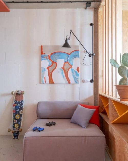 Интерьер маленькой, но очень уютной квартиры.