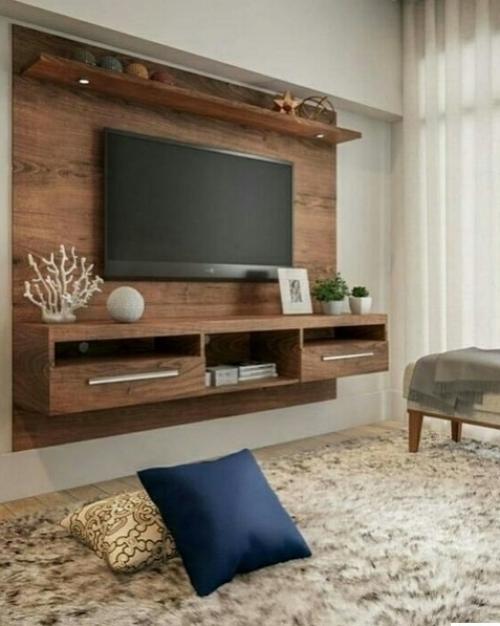 Таким образом, если не знаете, как оформить зону у телевизора. 08