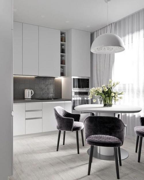 Современная квартира:  Гостиная 8 м 2, спальня 8 м 2, кухня 11, 2 м 2. 02