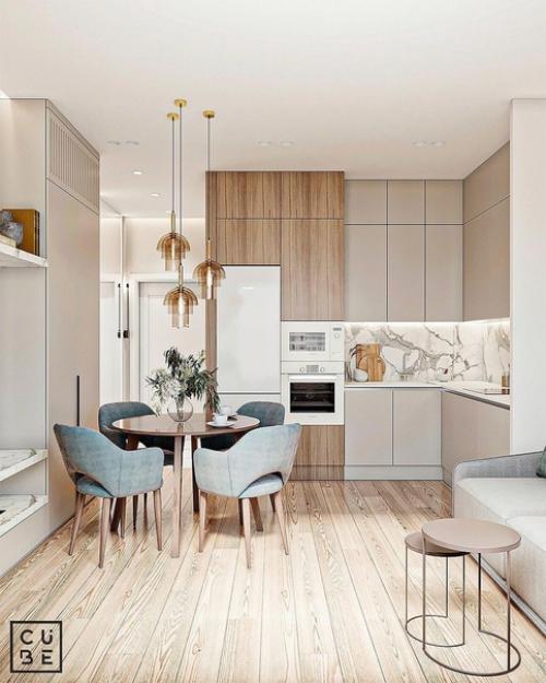 Кухня - гостиная 16 кв. 01