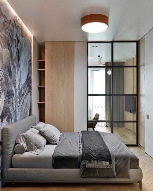 Проект квартиры, в котором прекрасно сочетаются светлые тона и дерево. 07