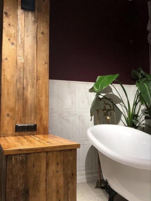 Полный хаос.  Но сочетание марсала с белым - всегда красиво. 03