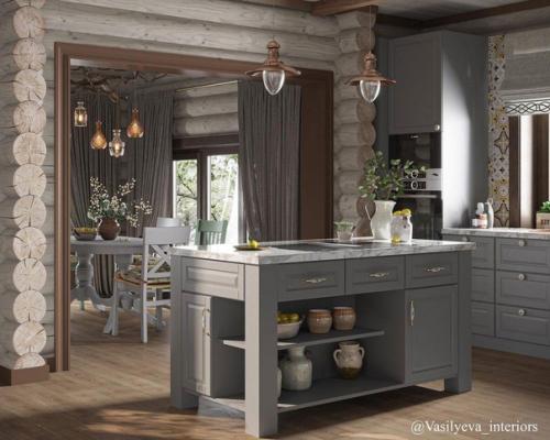 Кухня с островом. 02
