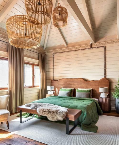 Как создать атмосферу легкой роскоши в деревянном доме. 02