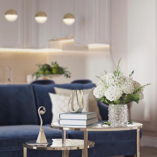 Кухня - гостиная в стиле - современная классика. 07