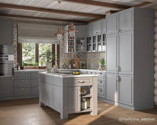 Кухня с островом. 01