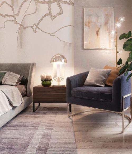 Интерьер спальни площадью 21 кв. 06