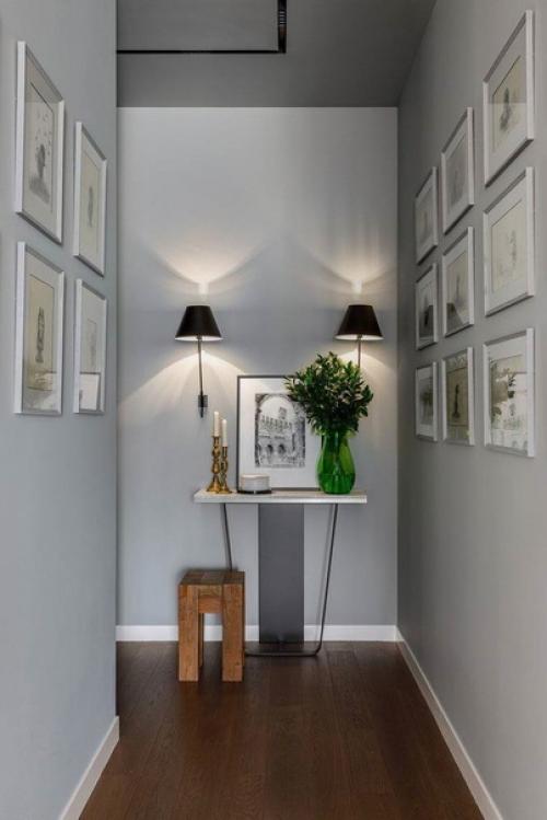 Интерьер 3-х комнатной квартиры в серых тонах с крутыми дизайнерскими решениями. 06