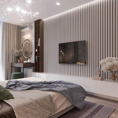 Интерьер спальни площадью 21 кв. 04