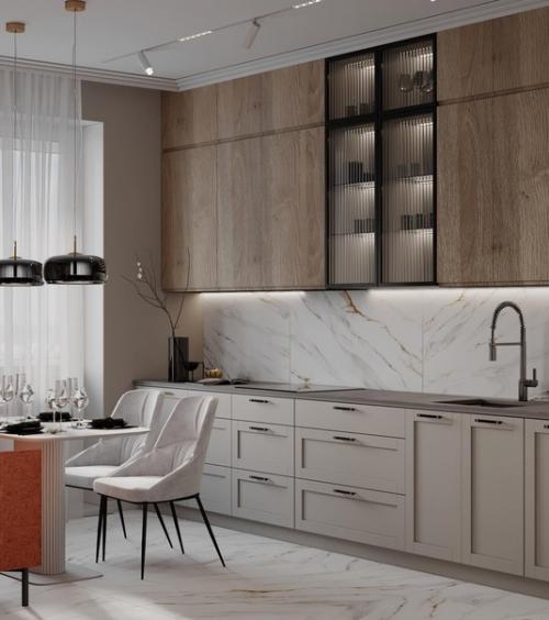 Кухня, от которой так и веет теплом и уютом. 01