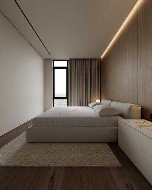 Светло-бежевый оттенок зрительно увеличил пространство, а отделка из дерева добавила уюта и релакса. 03