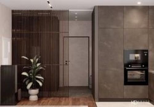 Проект кухни - гостиной в загородном доме. 03