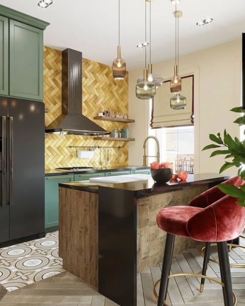 Хорошая получилась кухонька. 03