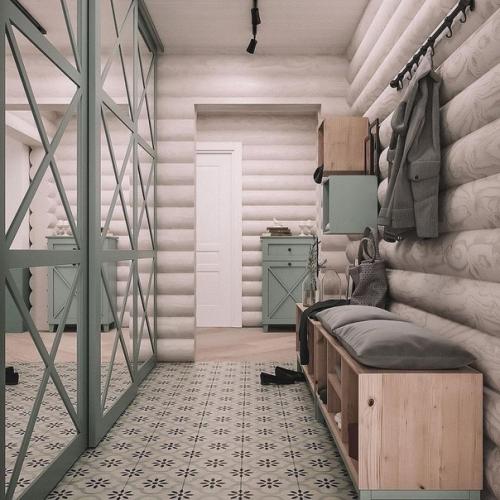 Дизайн - проект загородного дома в нежной цветовой гамме. 08