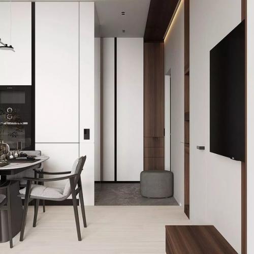 Белый и дерево - сочетание, которое никогда не выйдет из моды. 06