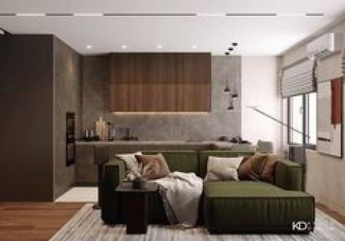 Проект кухни - гостиной в загородном доме. 01