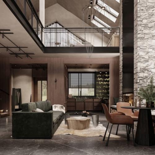 Дизайн дома на в стиле современного шале. 05