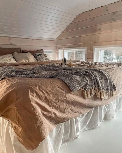 Финский коттедж.  Светлые тона дерева и природная легкость придают интерьеру максимальный уют и комфорт. 08