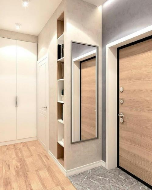 Какaя из двyх прихожих вaм болеe симпaтична? 05