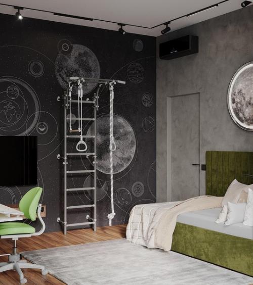 Детская комната - космос. 01