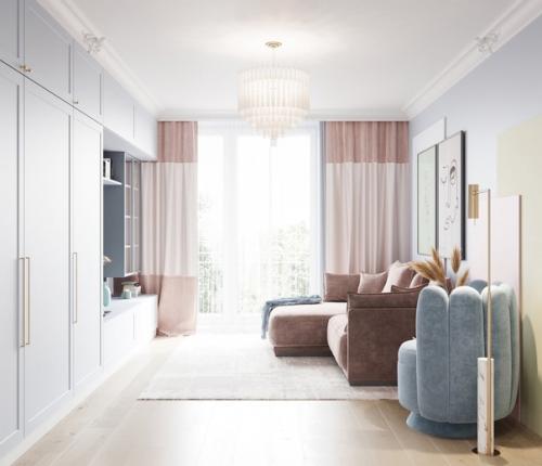 Дизайн большой квартиры площадью 117 кв. 03