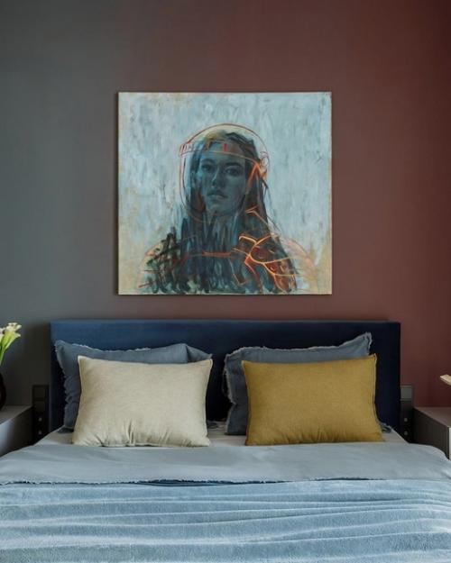 Неплохой проект.  Очень классно вписали арт в интерьер. 01