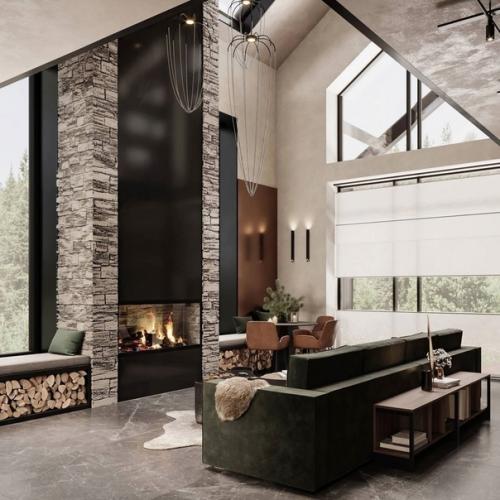 Дизайн дома на в стиле современного шале. 07