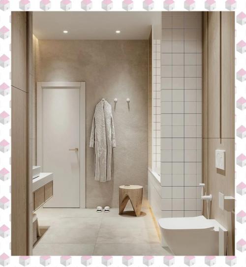 Необычные решения для обычной ванной комнаты. 01