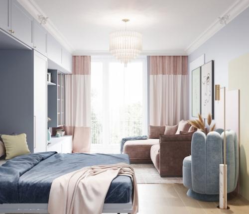 Дизайн большой квартиры площадью 117 кв. 02