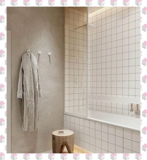 Необычные решения для обычной ванной комнаты. 07